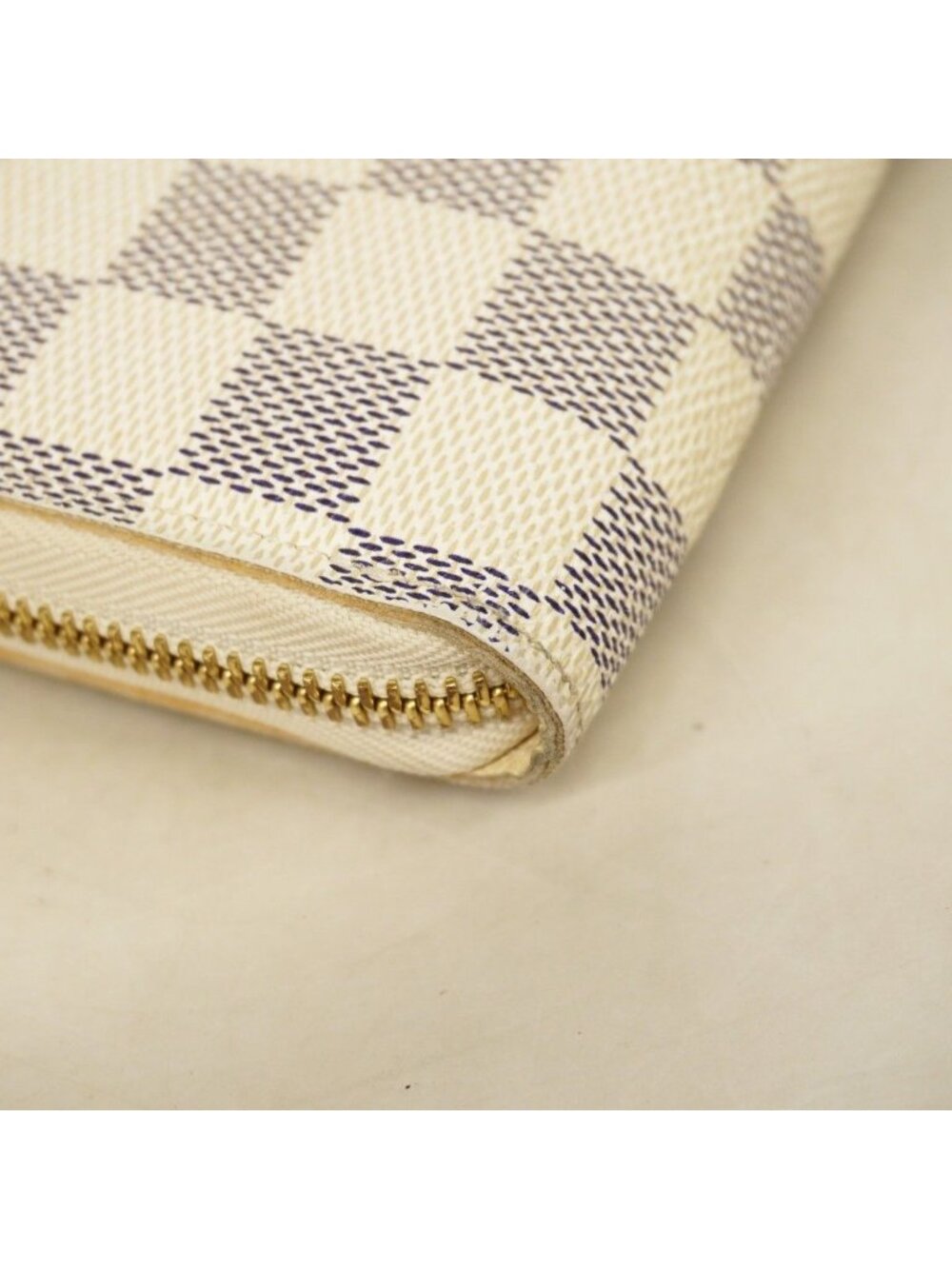 Louis Vuitton Wallet Damier Azur Zippy White - Picture 7 of 8